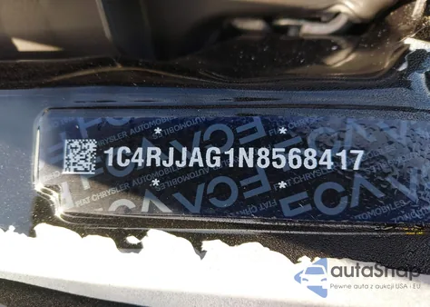 2022 Jeep Grand Cherokee L Laredo 4X2 z USA, uszkodzony, nr VIN 1C4RJJAG1N8568417